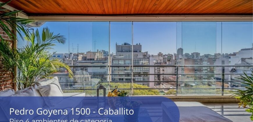 VENTA DE DEPARTAMENTO CUATRO AMBIENTES DE CATEGORÍA EN CABALLITO