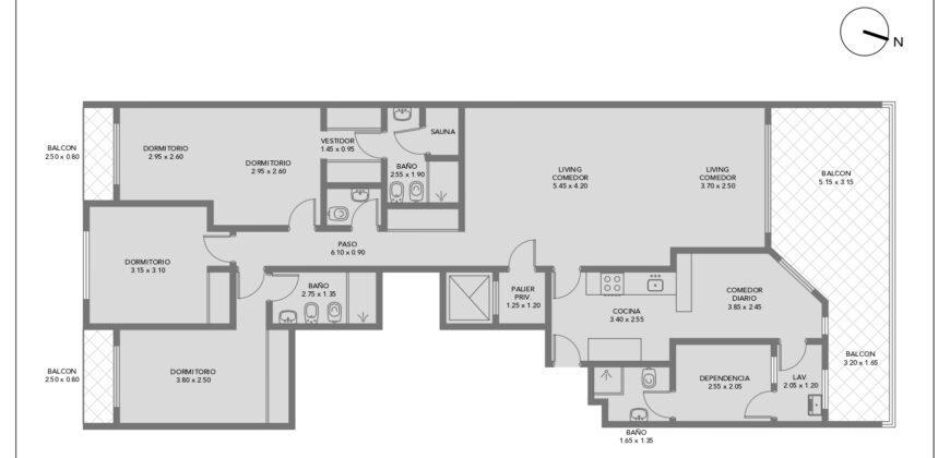 VENTA DE DEPARTAMENTO CUATRO AMBIENTES DE CATEGORÍA EN CABALLITO