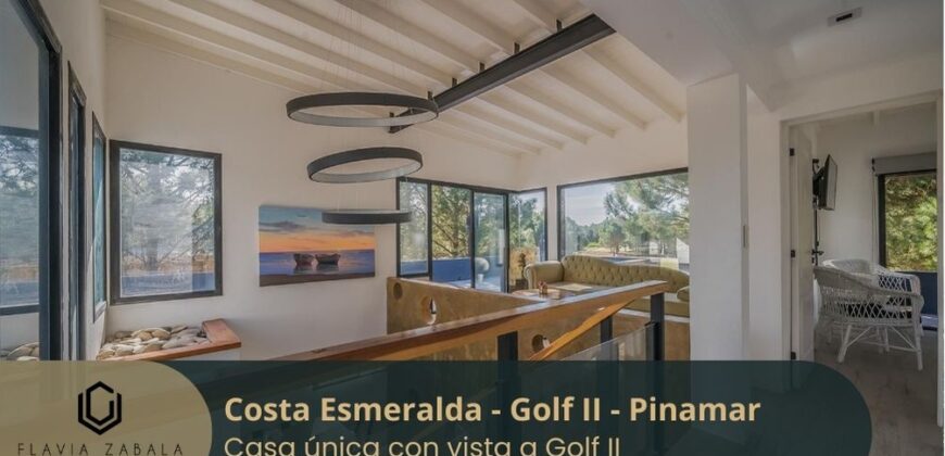 Venta de casa única, vista al Golf II – Costa Esmeralda